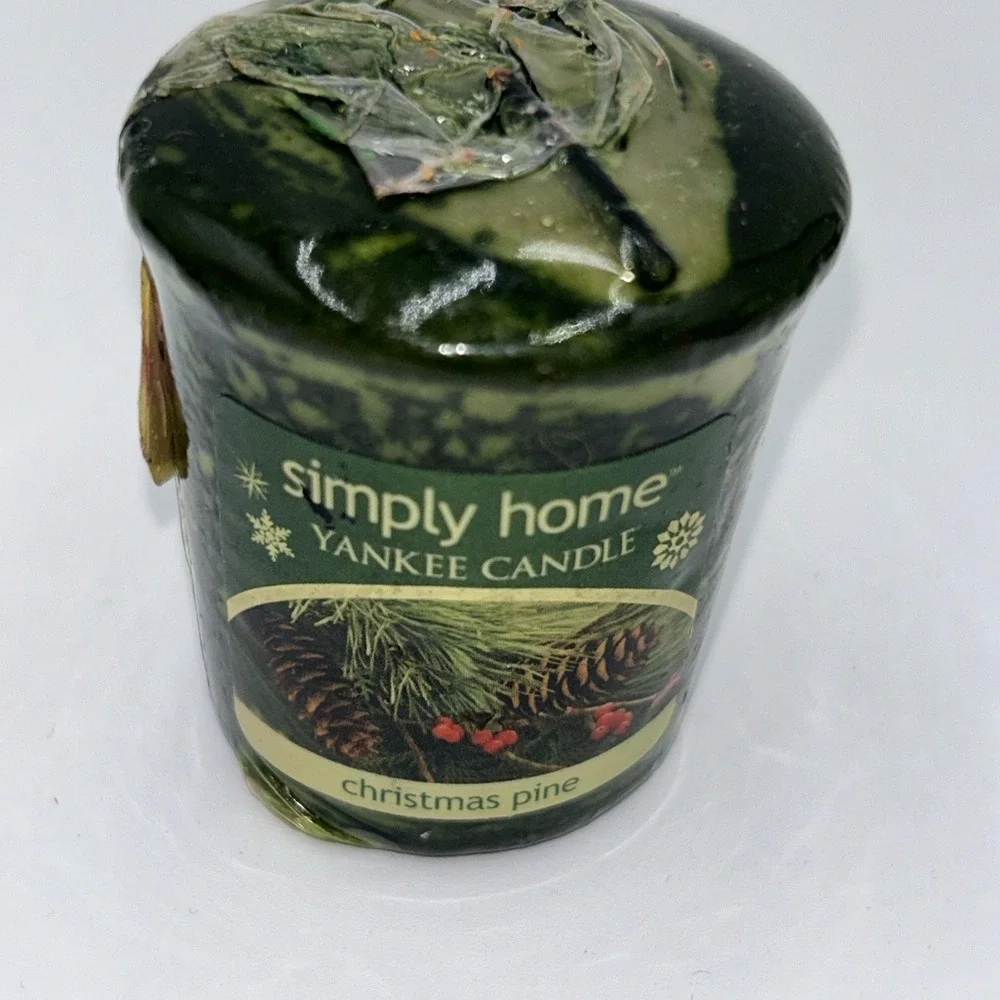 New Sealed Yankee Candle 6 Lot Sample & Tart Retired Pumpkin Pie  Christmas Pine